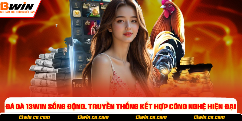 Đá gà 13win sống động, truyền thống kết hợp công nghệ hiện đại