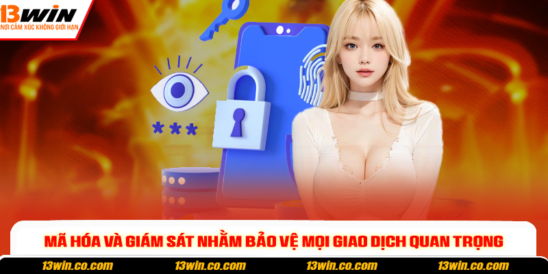 Mã hóa và giám sát nhằm bảo vệ mọi giao dịch quan trọng